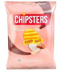 CHIPSTER'S Чипси картопляні Гриби вершк соус 110г
