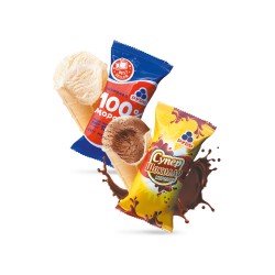 Мороженое Рудь 70г 100% мороженое, Супер шоколад