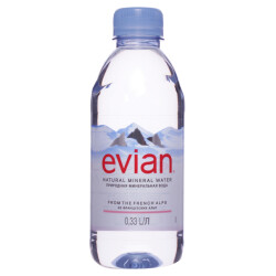 Evian Вода мінеральна негазова 0,33 л