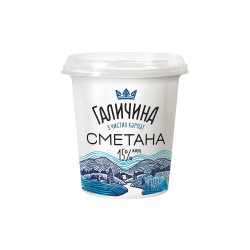 Сметана 15% стакан Галичина 350г
