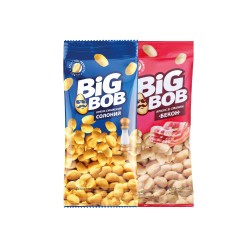 Арахіс Big Bob смажений солоний 70г Звичайний, Бекон