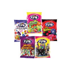Fini Цукерки желейні 100г Fruit Salad, Jelly Berries, Magic Carpet, Mini Cables, Боби