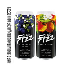 Fizz Сидр ж/б 0.5л Blueberry, Apple