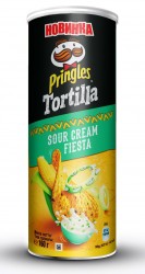 Чіпси Pringles Tortilla Cметана 160г