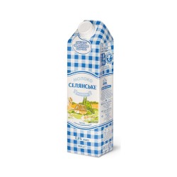 Молоко ультрапастер. Селянське 2,5% т/пак 950г