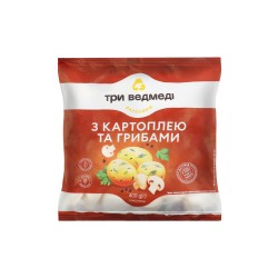 Вареники картопля/гриби Три ведмеді 400г