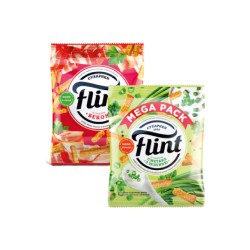 Flint Сухарики пшен/жит 110г Бекон, Сметана зелень
