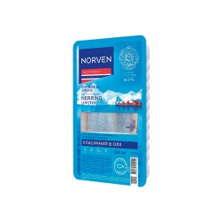 Norven Оселедець філе в олії т.форм. 240г