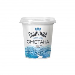 Сметана Галичина 15%