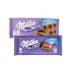 Шоколад Milka молочний з печивом Oreo