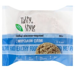 Tasty Style Хлібці вівсяно-перлові морськ сіль 30г
