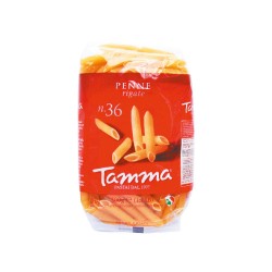 Макаронные визделия Перья Рифленые Tamma 500г