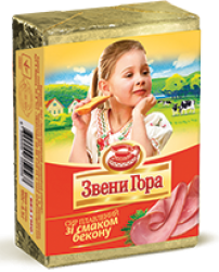 Сир плавлений Бекон Звени Гора, 70г