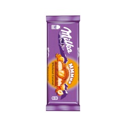 Milka Шоколад молочний карамель/цілий горіх 300г