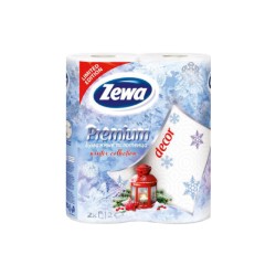 Zewa Кух рушники Преміум (білі) Winter 2шт 1уп