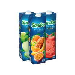 Сік Sandora томатний. яблучний, мультивітамін