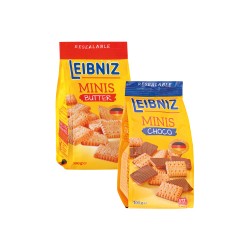 Bahlsen Печенье Leibniz Minis 100г Butter сливочное, Choko с шок