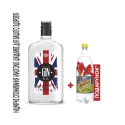 Billy Gin Напій алкогольний Біллі Джин 0.5л + Schweppes 1л