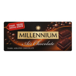 Шоколад Millennium чорний пористий 85/90г