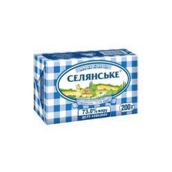 Масло с/в селянське 72.5% Селянське 200г