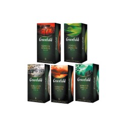 Чай Greenfield 25*2г Earl Grey Fantasy, Golden Ceylon, Kenyan Sunrise, Flying Dragon, Jasmine Dream