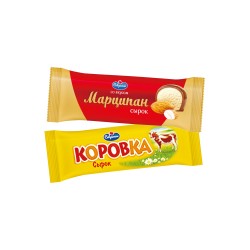 Савушкин Сирок глазурований 23% 40г Коровка, Марципановий