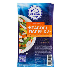 Водный Мир Краб палички охол 180г