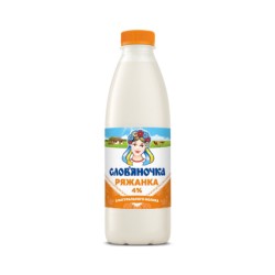 Слов'яночка Ряжанка 4% пляшка 870г